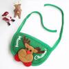 Yousheng 1 Set Christmas Pet Outfit Christmas Tree Pom-Pom Hat And Pet Bib Holiday Pet Costume for Small Medium Dogs Cats Festive Dress-up