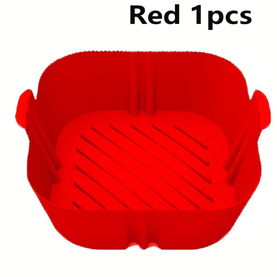 Силиконовые аэрофритюрницы Противень для выпечки в духовке Многоразовая аэрофритюрница Силиконовая корзина Для пиццы Жареная курица в аэрофритюрнице Подкладка для сковороды