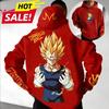 Dragon Ball Веджета Саян Харадзюку Уличная одежда Мужская Винтажная Толстовка с капюшоном Зимняя Женская Оверсайз Худи с капюшоном Лонгслив Y2k