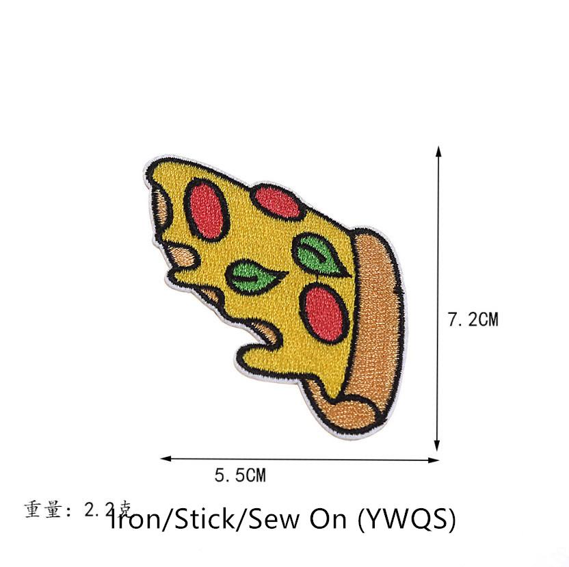 10 Pcs Stick Iron Food Embroidery Patches Embroidered Clothing Hat Bag Shoe Repair Material Phone Gift Box Decor DIY Accessory