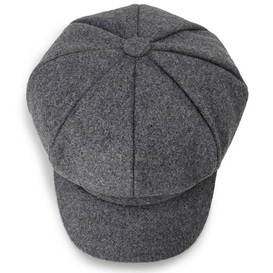 Модная широкополая шляпа Newsboy с защитой от солнца, универсальная, однотонная, восьмиугольная, шерстяная