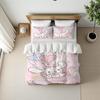 C-CinnamorollS Dog Duvet Cover Set Home Style Bedding Soft Laundry Cotton Bed 3 Piece Set Student Dormitory Gift