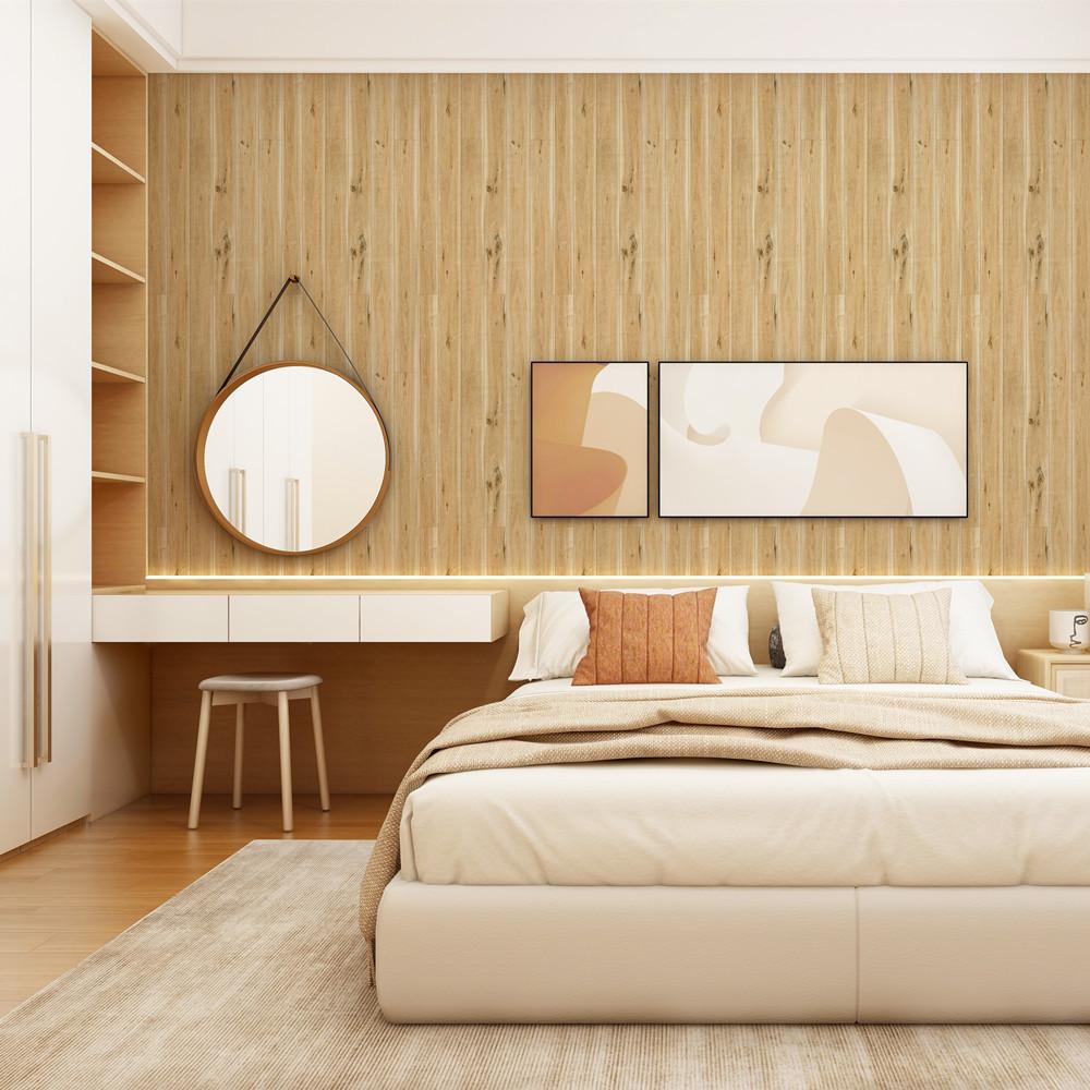 Обои под дерево, обои с кожурой и наклейкой, самоклеящаяся контактная бумага, съемные водонепроницаемые обои для спальни