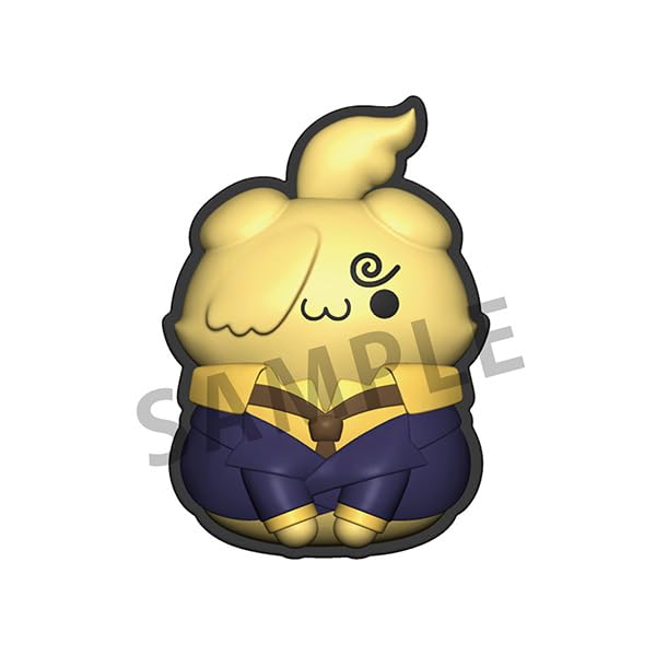 MEGA CAT PROJECT One Piece Nyampis Pickable Nyampis 35mm PVC Rubber Mascot with Rotating Clip Nyan! Nyan! (BOX) Approx. Semi-3D