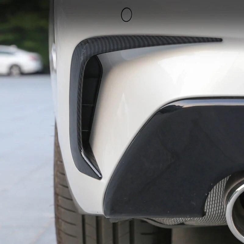 2 шт. задняя выхлопная труба автомобиля, планка для отвода воздушного лезвия, декоративные наклейки, аксессуары для BMW 3 серии G20 318i 320i 330i-22