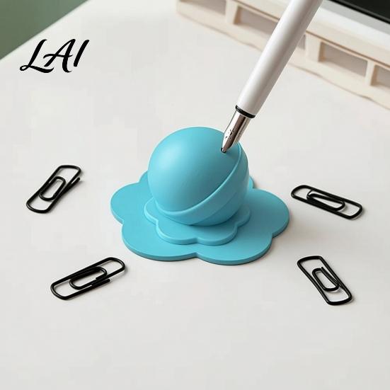 Molding Pen Cup 3D Printed Holder Desk Organizer Creative Melting Lollipop Holder Pencil Multifunctional Stand Compact Office Decor And Gift