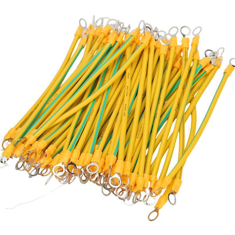 Yellow-Green Bi-Color Grounding and Electrostatic Bonding Wire for Photovoltaic Modules and Cable Trays.