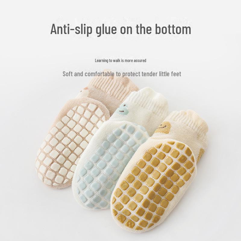 24 пары летних детских нескользящих носков для пола со свободным бесшовным дизайном для мальчиков и девочек