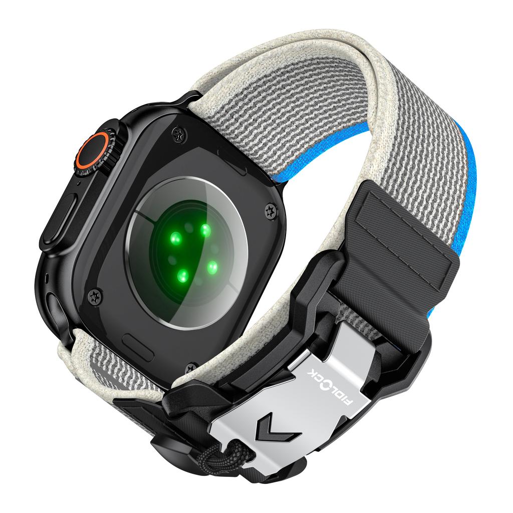 Watch Strap for Apple Watch Series 10 Ultra 9 8 7 SE 6 5 4 3 2 1 46mm 49mm 45mm 44mm 42mm Nylon Band with Metal FIDLOCK