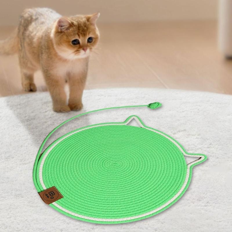 Reversible Cats Scratcher Mat Durability Indoor Grinding Claws Cats Training Toy for Cats Playtimes