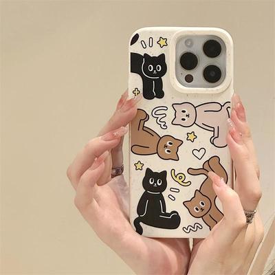 Чехол для iPhone 15 Pro Max для женщин, милый мультяшный дизайн для 16 Pro/14/13/11 Pro/Xs/Xr