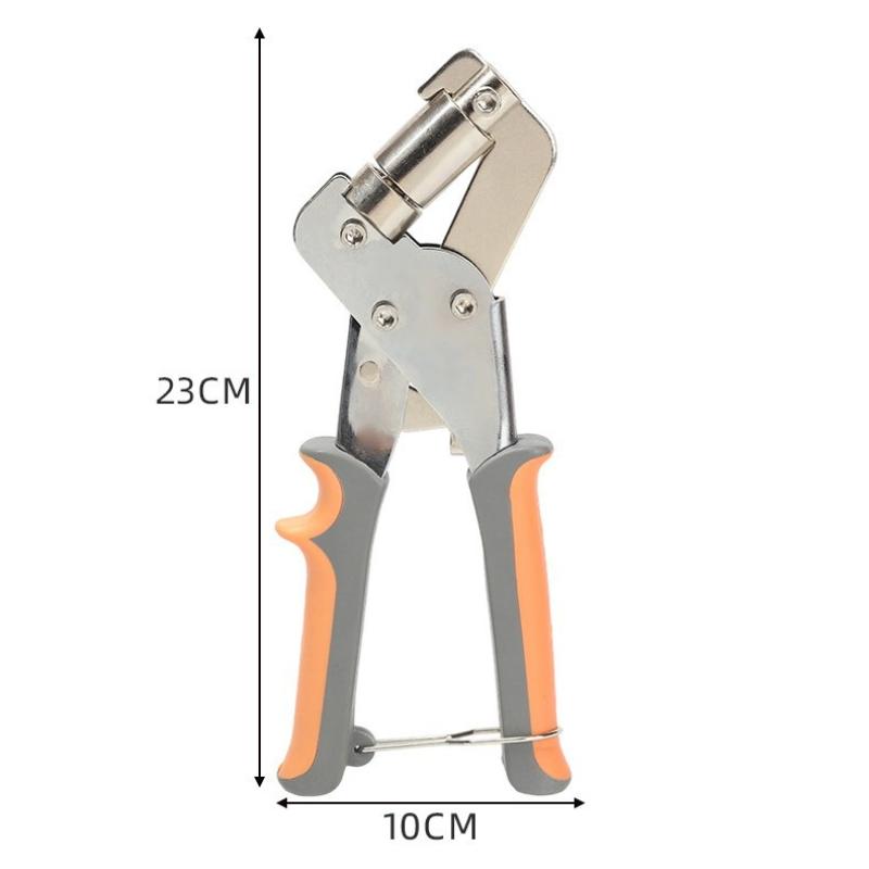 1 Набор Портативный Ручной Металлический Пробойник для Люверсов Зажим для Кожи Холста Одежды DIY Тент Кольцо 10 мм Комплект Инструментов для Зажима Люверсов