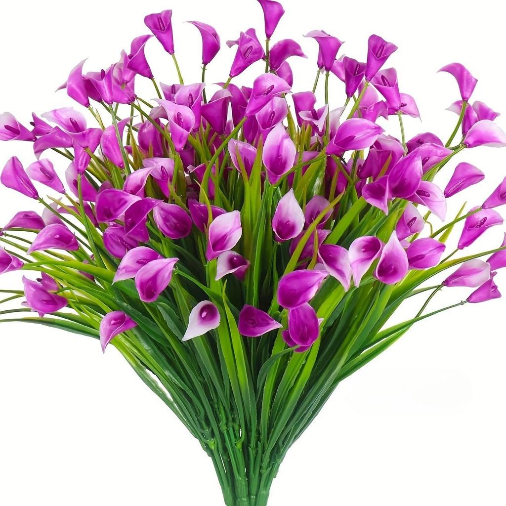 Искусственные тюльпаны, яркие смешанные цвета - реалистичные пластиковые цветы для внутреннего и наружного декора, отлично подходят для декора дома, крыльца и кладбища