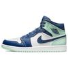 Мужские кроссовки Air 1 Mid Blue Mint Mystic-Navy Mint-Foam White 554724-413
