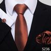 Men's Business Dress Tie 8cm Hand Tie Suit Shirt Work Professional Dress Tie Accessories Arrow Neckties for Men