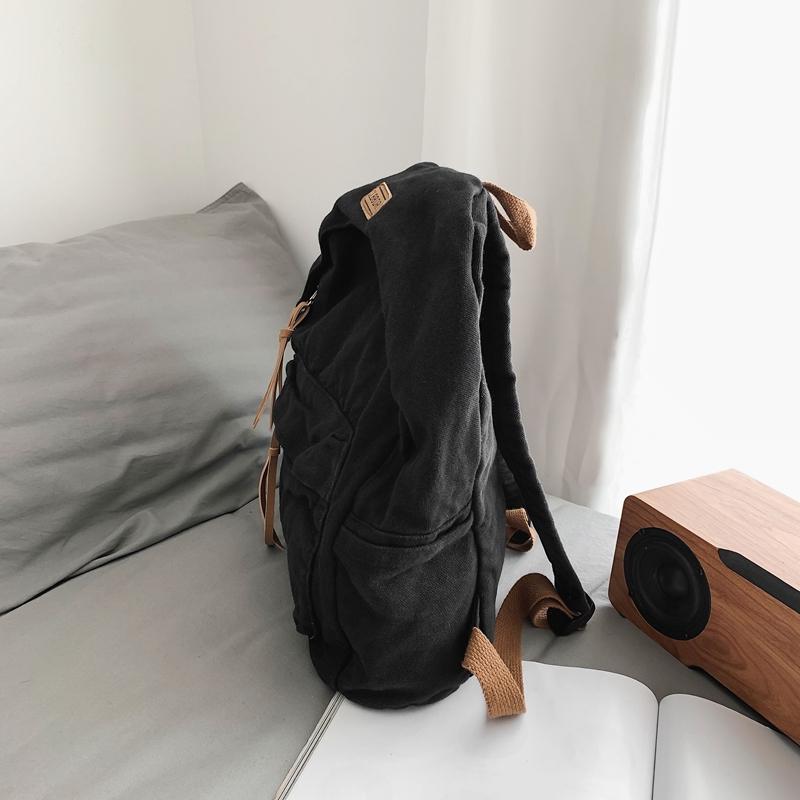 Школьный рюкзак для мужчин, школьный рюкзак для старшеклассников, старый потертый холщовый рюкзак, женский