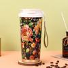 Stainless Steel Thermal Mug Double-layer Insulated Cup New Straw Cup  Travel