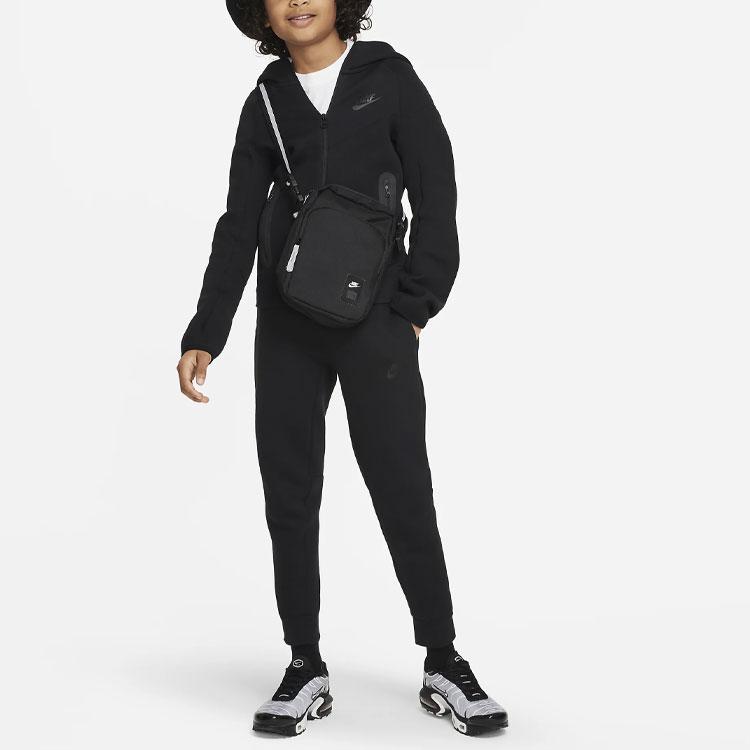 Nike Спортивная одежда для детей, флисовые джоггеры, черные/черные/черные, детская уличная одежда FD3287-010