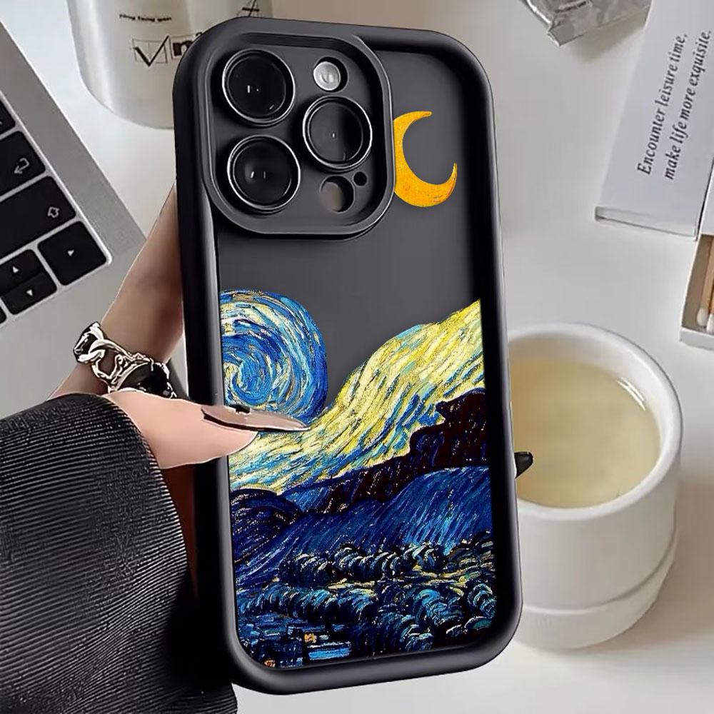Чехол для телефона S-Starry Night Art для Realme 16 15 15T 7 7I 8 8I 9 11 12 13 14 5 5I 6 6I 5S NARZO 50 50A 50I Чехол для самостоятельного изготовления Capa Cover