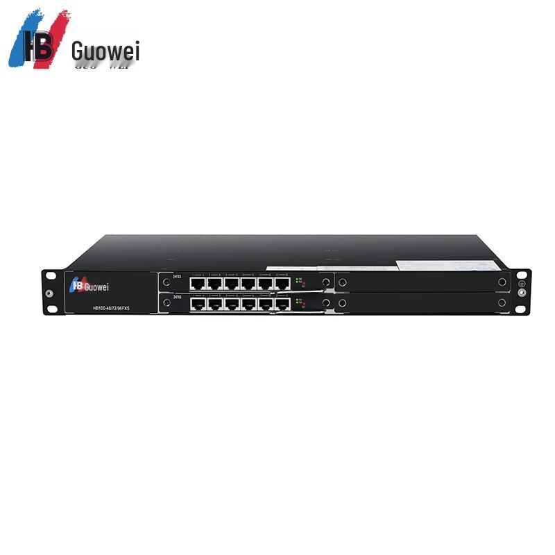 Guowei 1U Rackmount SIP to Analog FXS Voice Gateway (CN version)