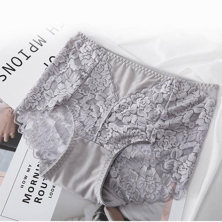 Сексуальные женские кружевные трусы со средней талией, сексуальные удобные хлопковые дышащие бесшовные женские трусы с промежностью