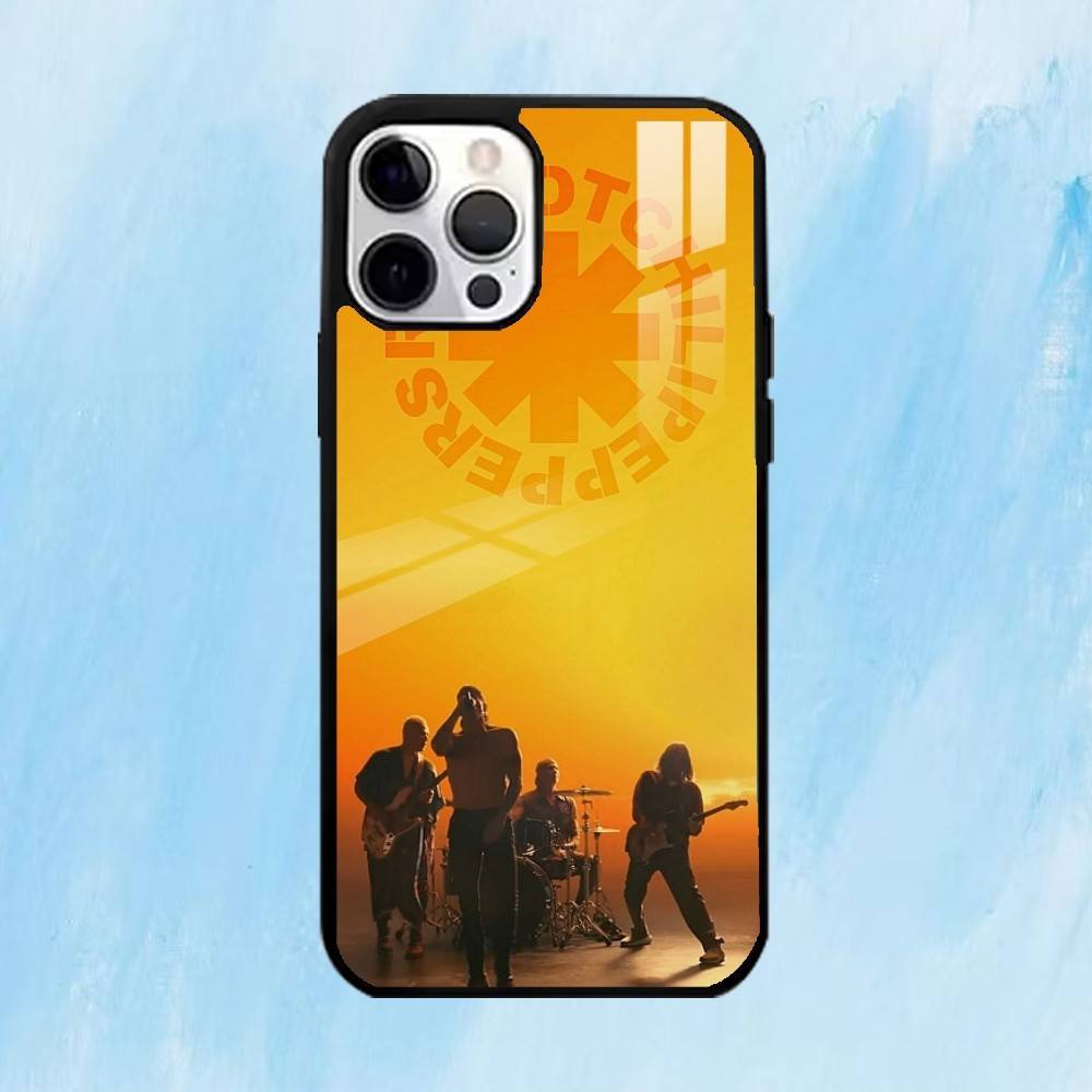 R-Red H-Hot Chili PeppersS RHCP Чехол для телефона For iPhone17,16,15,14,13,12,11 Plus,Pro Max Магнитный Для Magsafe Беспроводной Зарядки