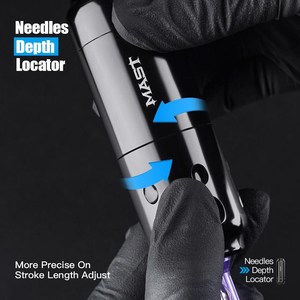 Мачта, роторная машина для татуировки, ручка, бесщеточный двигатель, длина хода 4,0 мм, RCA, подключение для всех стилей татуировки