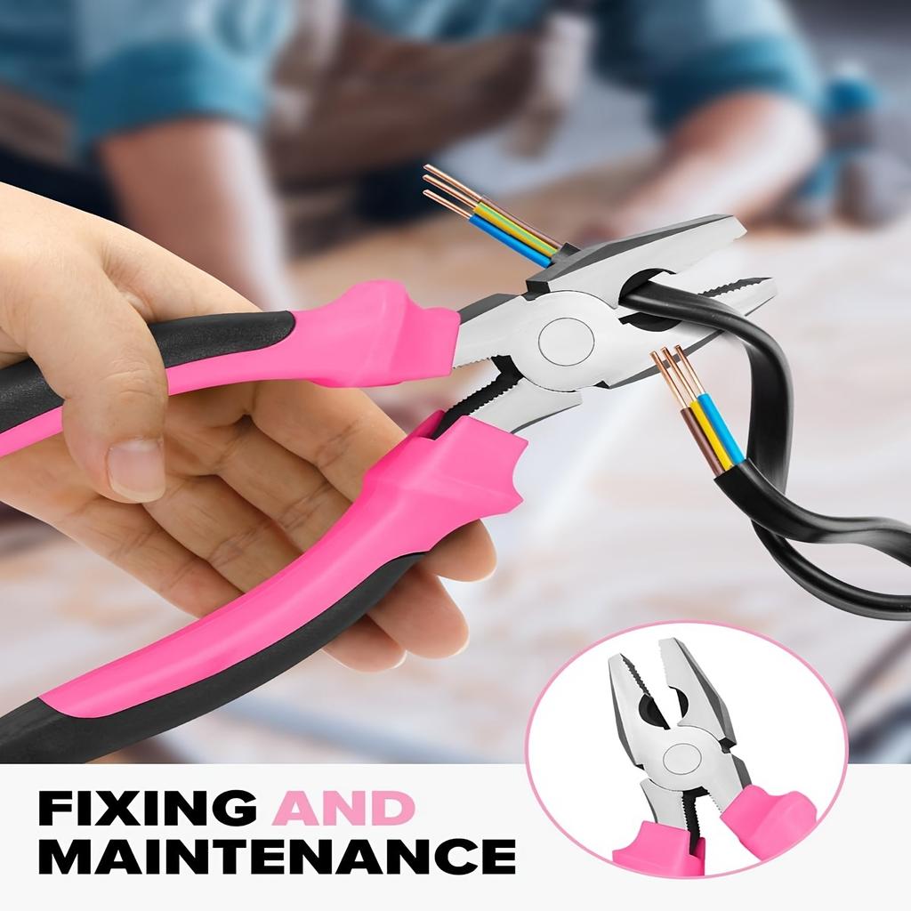 Ladies Only 24 Piece Set, Tool Set. Advanced Tool Kits, Model Making, Including Hammers, Gauges, Screwdrivers and More Designed for Women