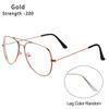New Fashion Oversized -100~-500 Diopter Metal Myopia Glasses Eyeglasses Glasses Vision Care