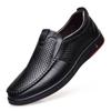 Leather Shoes Men's Summer Shoes Men Casual Slip  Genuine Leather Soft Shoes Cowhide Summer Loafers Business