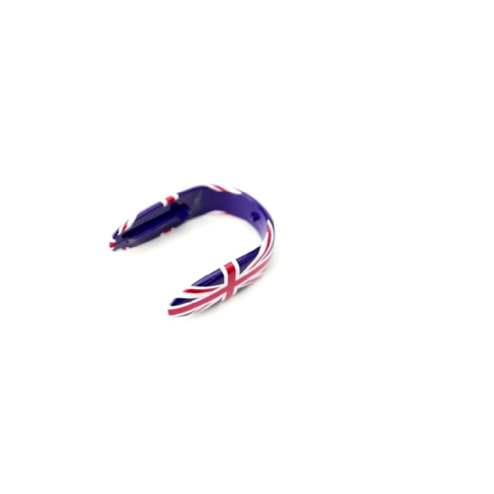 Red/Blue Union Jack UK Flag Style Key Fob Shell For MINI Cooper 3rd Gen F55 F56
