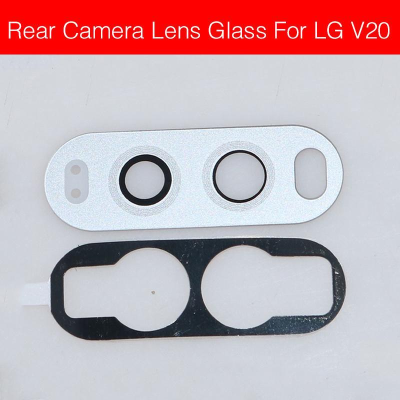 Стеклянный объектив задней камеры для LG V10 Q6 G4 G5 G6 G7 V20 V30 V40 с заменой клейкой наклейки