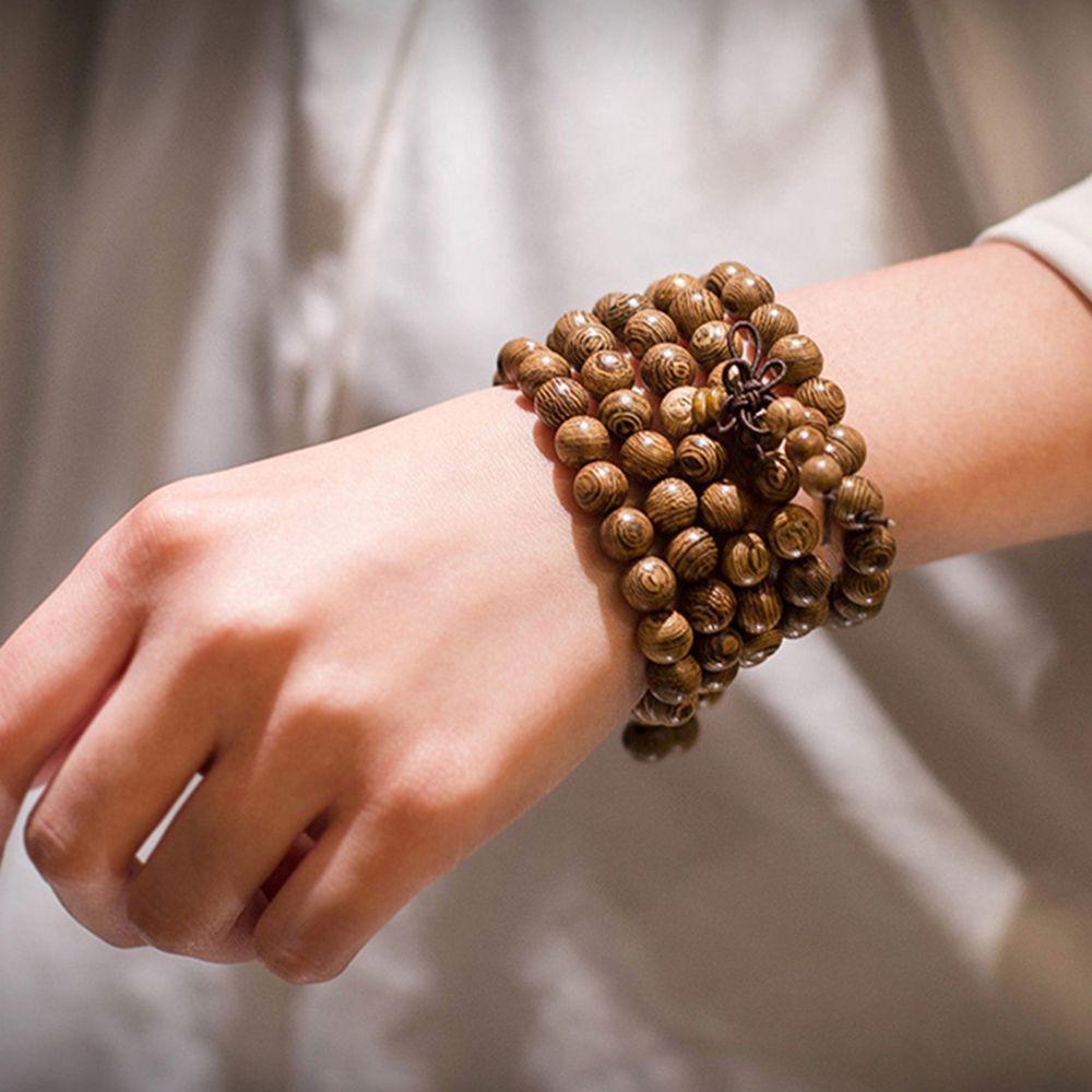 НОВИНКА Горячая Распродажа Тибетский Буддийский Браслет Украшения Бусины Венге Мала Браслет Молитвенные Бусины Будда Розарий