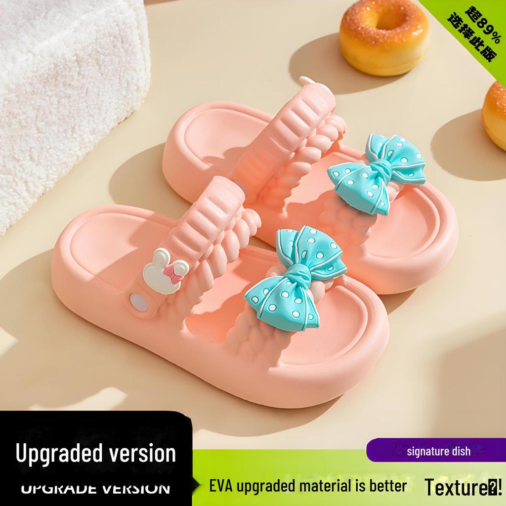 2024 Eva Princess Fashion нескользящие сандалии для девочек - мягкие повседневные пляжные тапочки на толстой подошве