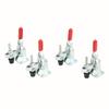 4Pcs GH-101A Anti-slip Vertical Toggle Clamps Hand Tool Holding Capacity 110 Lbs