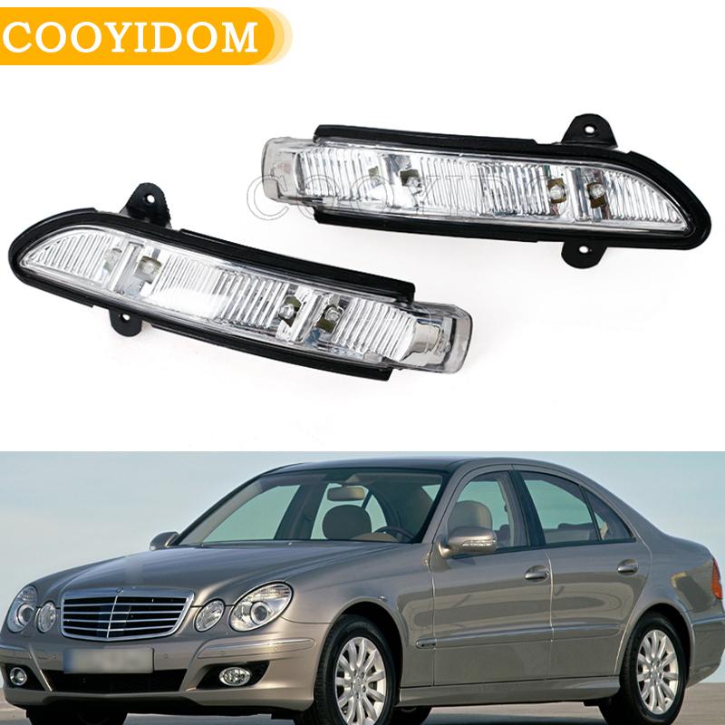 Car Rearview Side Mirror Turn Signal Lights For Mercedes Benz W211 W221 W219 2007-2010 E320 E350 E550 S600 2198200521 2198200621