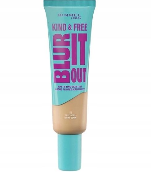 Rimmel Kind & Free Blur It Out Light Matte Foundation 103 True Ivory