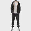 Chaolun Men's Lambskin Sports Suit: Autumn/Winter Velvet Thickened Hoodie & Sweatpants for Outdoor Leisure