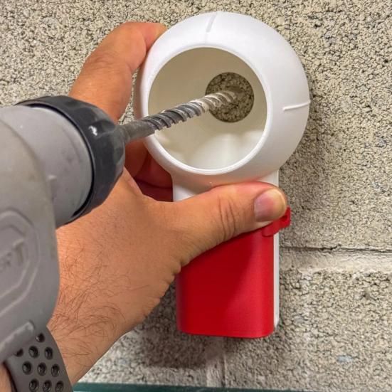 Hole Saw Dust Bowl Drill Dust Catcher with Collection Box Hole Saw Dust Collection Bowl for Ceiling Cutting Work And Drilling Works