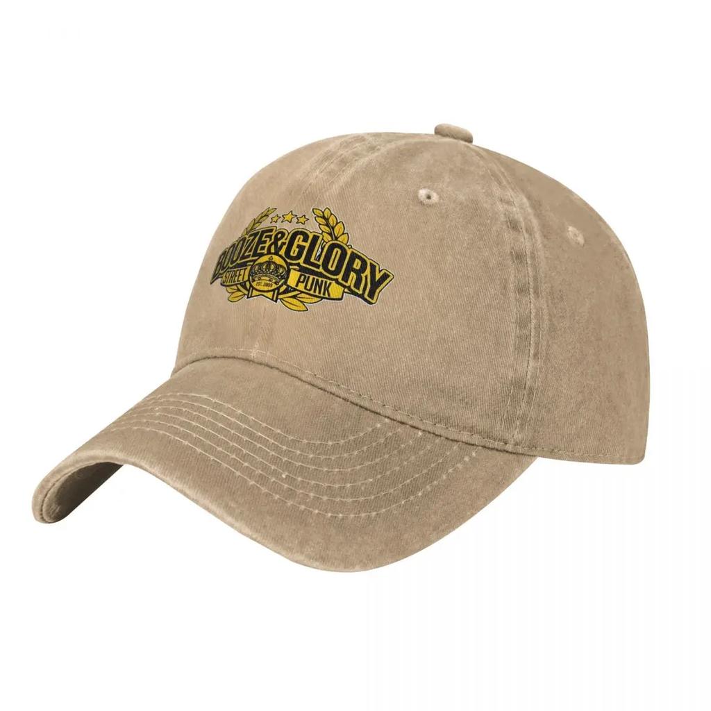 QuickDry BOOZE GLORY Skinhead Style denim Hat Outdoor Adventures Cap FeUnisex Baseball Cap For Unisex