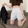 Защитные брюки в стиле Лолиты с цветочным принтом, женские летние шорты, нижняя юбка, трусы, модные свободные шорты принцессы для девочек