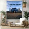 Kw Heavy Trucks Custom Your Name Wall Decor Tapestry Art For Pet Memorial Birthdaywedding Party Backdrop Family Gift