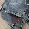 Джинсовая сумка, женская сумка через плечо, большая вместительная сумка через плечо для мужчин, сумка-мессенджер
