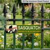 Vintage Sasquatch Warning Sign: Metal Poster for Home Decor - Es - Retro Style - for Fans of Cryptids & Outdoor Aluminum Decorative Sign - Unique