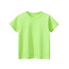 Футболка для детей, однотонная, с коротким рукавом, свободный крой, топы-пуловеры для мальчиков и девочек