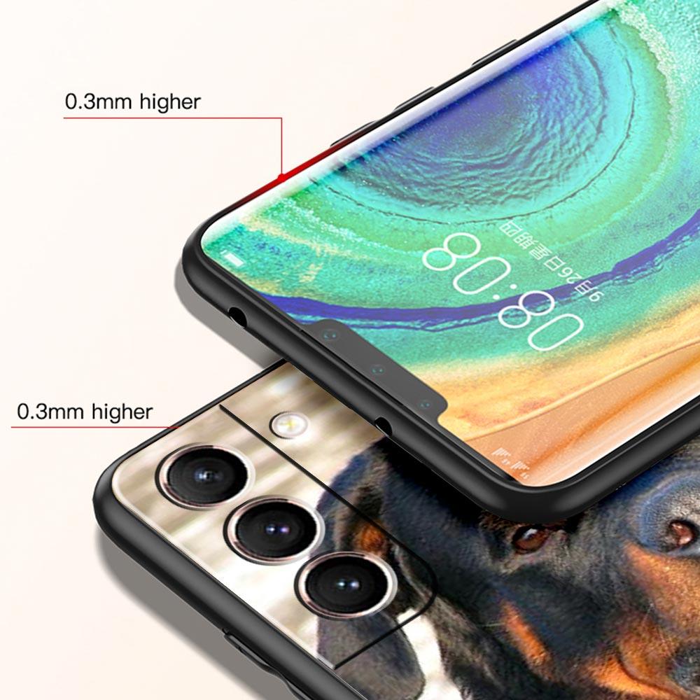 Чехол для телефона с изображением собаки ротвейлера для Samsung Galaxy S23 Ultra S22 S21 S20 FE 5G S10 S10E S9 S8 Plus Note 20, мягкий силиконовый чехол-бампер