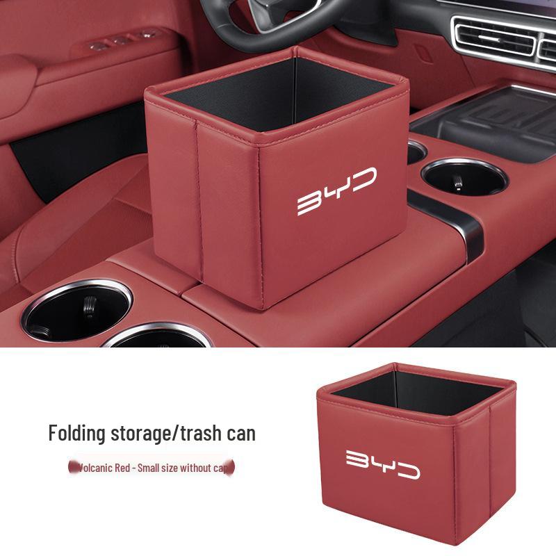 Folding Storage & Trash Organizer for BYD Seagull, Song Plus/Pro, Han, Dolphin, and Qin Cars