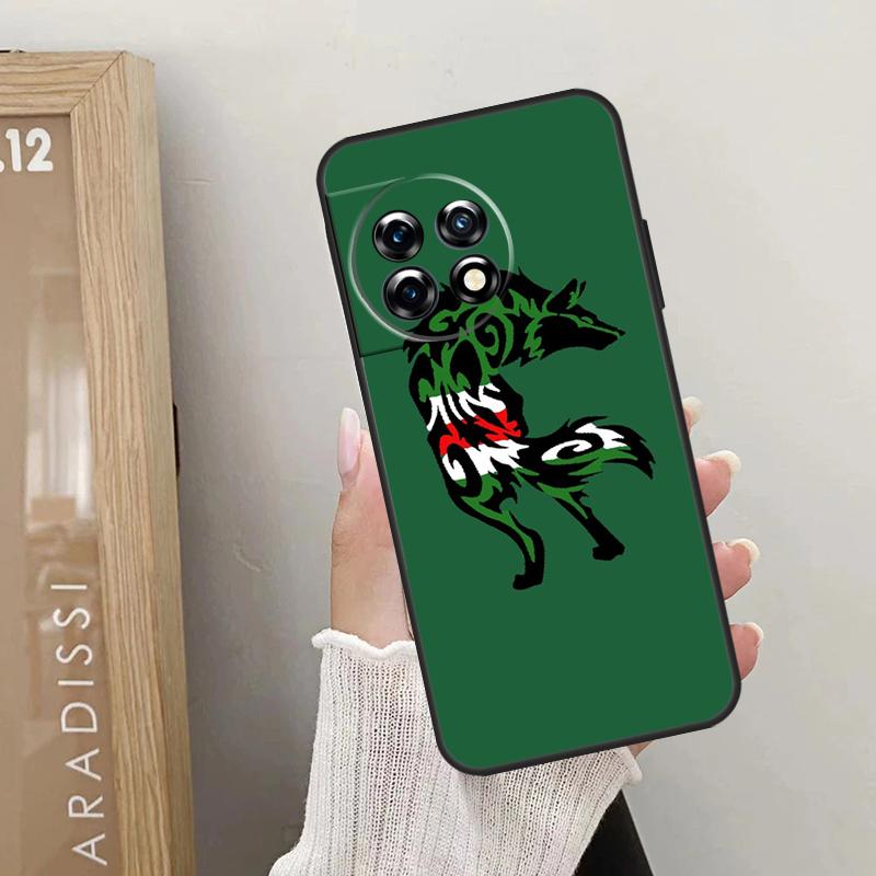 Chechnya Flag Chechen Wolf Case For OnePlus 12R 12 11 9 10 Pro 10R 10T OnePlus Nord 3 2T N10 N20 CE 2 Lite CE4 Cover