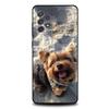 Чехол для телефона с изображением собаки Йоркширский терьер для Samsung S25, S24, S21, S22, S23, S30, Ultra, S20, Plus, Fe, Lite, Note, 10, 9, 5G Черный чехол