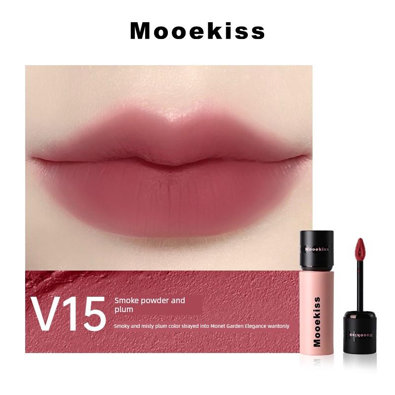 Mukeshi Lip Mud Nude Color Lipstick Lip Glaze V12 Matte Mukeshi Natural Makeup 2026 New Model V06 Lip Gloss